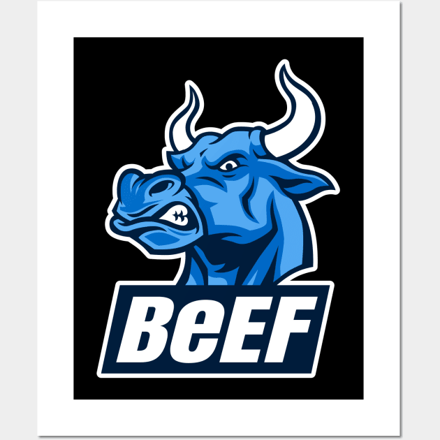 Cyber Security - Hacker - BeEF - Penetration testing tool Wall Art by Cyber Club Tees